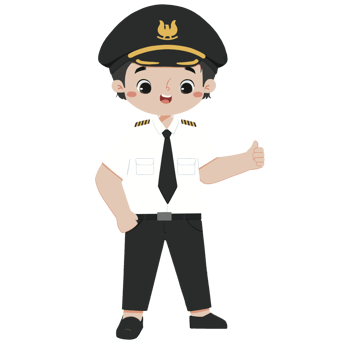 kid in pilot gives thumbs up png