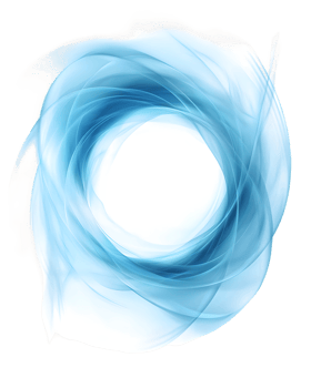 Abstract Swirling Blue and White Design Element png