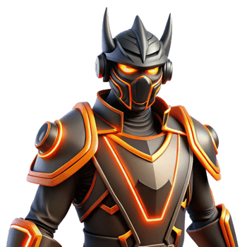 magnificent artistic Fiery Obsidian Knight 3D Render 4K png