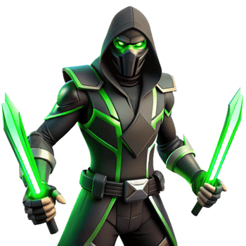 wonderful modern Green Ninja 3D Render high quality png