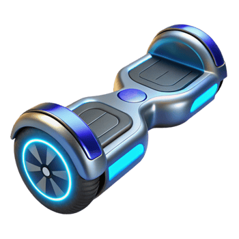 dramatic artistic Futuristic Hoverboard 3D Illustration premium png