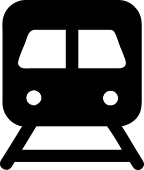 Simple Train Icon Design Symbol vector