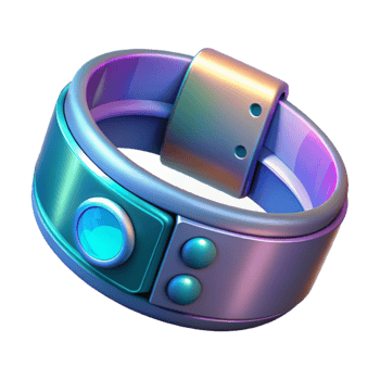 wonderful modern Futuristic 3D Bracelet Render original png