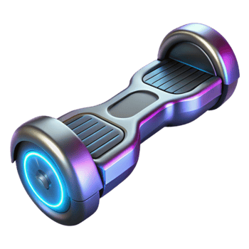 magnificent classic Futuristic Hoverboard 3D Render original png