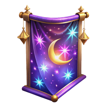 impressive rustic Night Sky Tapestry Illustration authentic png