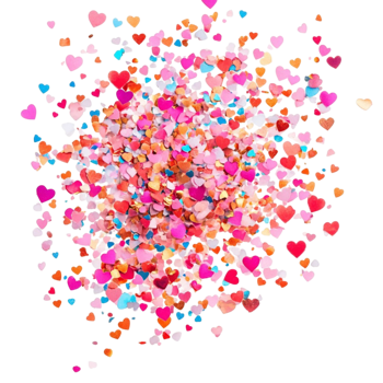 Confetti Falling from the Sky png