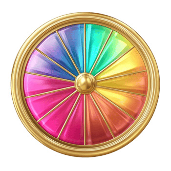 Shiny Rainbow-Colored Circular Disc png