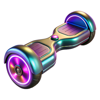 wonderful abstract Futuristic Hoverboard 3D Render high resolution png