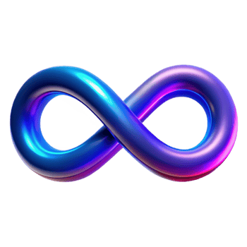extraordinary creative 3D Infinity Symbol Illustration professional png