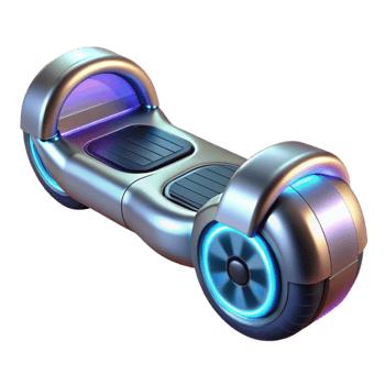 stunning traditional Futuristic Hoverboard 3D Render high resolution png