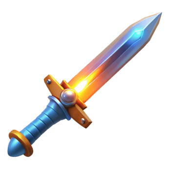 wonderful traditional Fantasy 3D Sword Illustration high resolution png