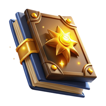 extraordinary rustic 3D Book Illustration Golden Sun Design high resolution png