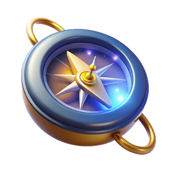 magnificent traditional 3D Compass Illustration Golden Navigation professional png