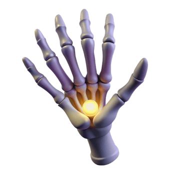 magnificent traditional 3D Hand Model Illustration Glowing Orb genuine png