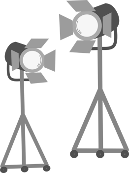 studio flash light clipart png