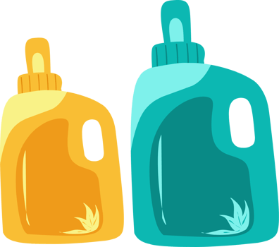 Liquid detergent clipart drawing png