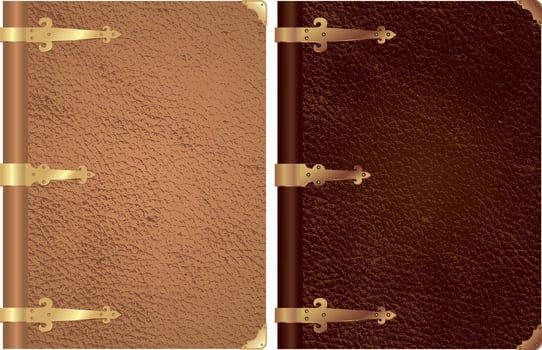 Vintage Leather Book Cover vector
