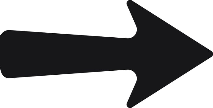 Simple black arrow pointing right, serving as a clear indicator of direction and effectively highlighting important elements within design or navigation contexts vector