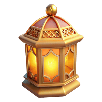 dramatic classic Glowing 3D Lantern Illustration authentic png