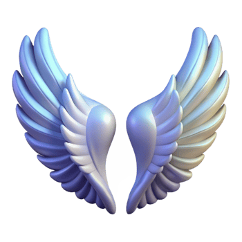 magnificent traditional 3D Render of Pastel Wings premium png