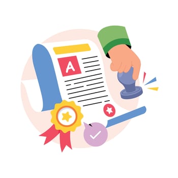 Paper Stamp Concepts Style illustrations. EPS 10 File stock illustration vector