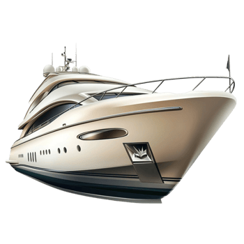 Luxury White Yacht png