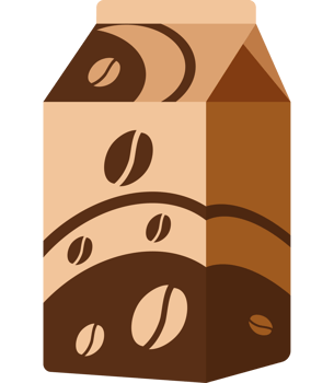 tetrapack box coffee drink png