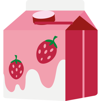 tetrapack box strawberry drink png