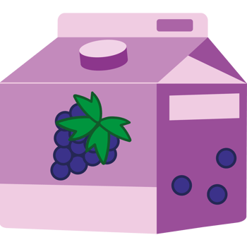 tetrapack box grape beverage png