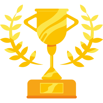 trophy golden leaves png