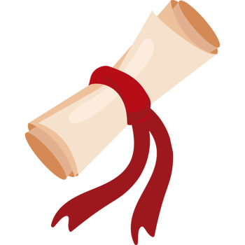 graduation diploma roll design png