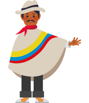pasto narino carnival man in costume design png