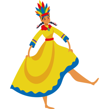 pasto narino carnival woman design png