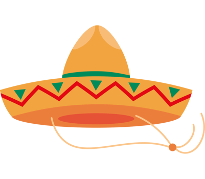 mexican charro sombrero design png