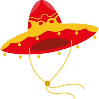 mexican charro sombrero costume png