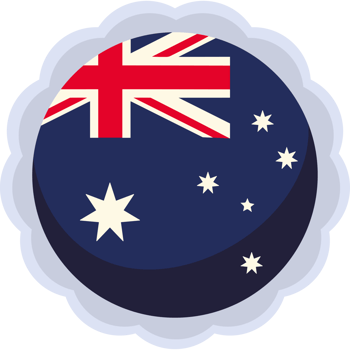 australia day flag badge png