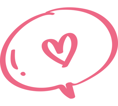 scribbled heart love bubble png