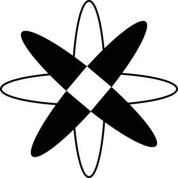 abstract atom geometric shape png