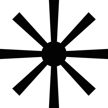 black asterisk geometric shape png