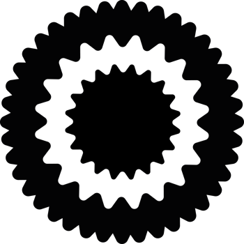 abstract gear geometric shape png