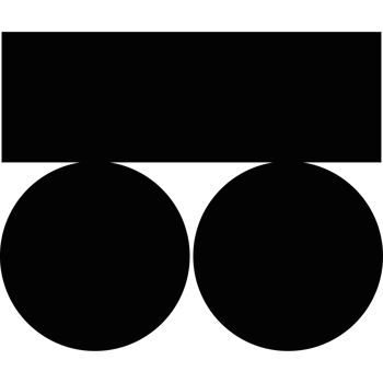 black rectangle and circles geometric shape png