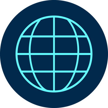 global web and social media png
