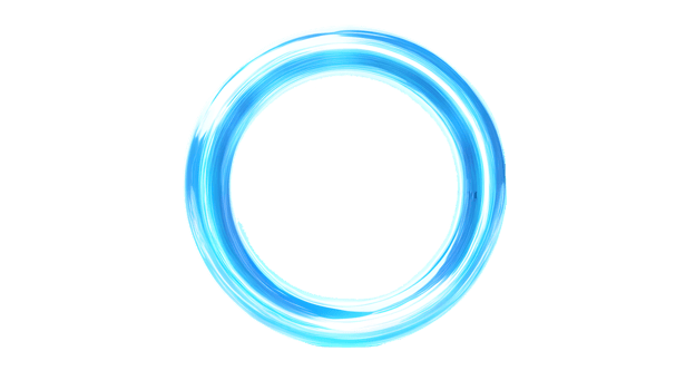 Glowing Blue Ring png