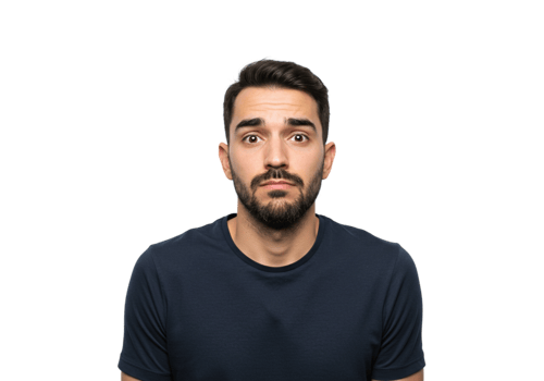 Serious Young Man Portrait Dark Background Studio Shot Face Male Adult Black Model Human Image Photo png