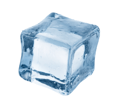 Ice cube on transparent background png