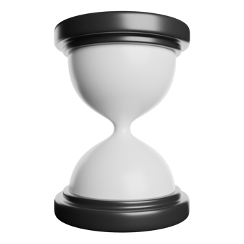 Hourglass Timer Clock Support png