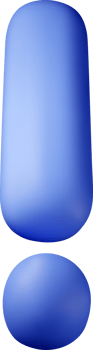 3D blue exclamation mark symbol png