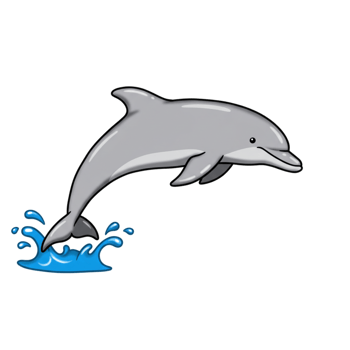 Playful Gray Dolphin Leaping Ocean Water Splash Fun Sea Jump Cute Image Happy Happy Marine Mammal png