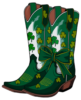 Lucky Charm Cowboy Boots png