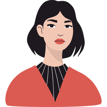 Beautiful Woman Portrait with stylish hairstyle png